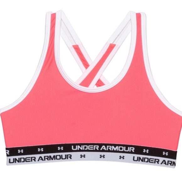 Brand New Under Armour Crossback Sports Bra low Impact for Big Girls - Picture 1 of 8